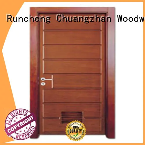 composite interior doors bathroom door solid wood bathroom doors Runcheng Woodworking Warranty