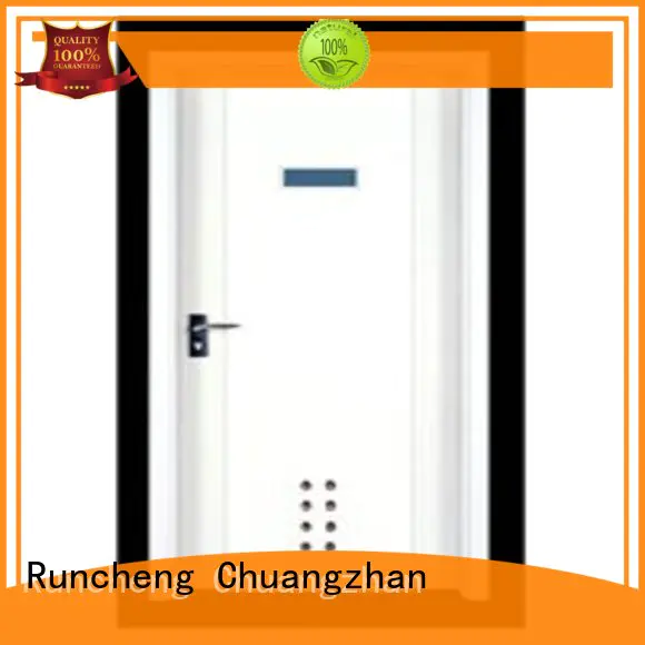 Runcheng Chuangzhan high-quality hardwood flush door manufacturer for hotels