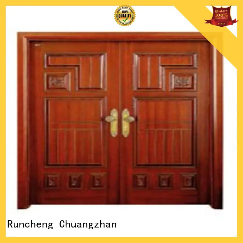 Runcheng Chuangzhan high-grade double door manufacturers for villas