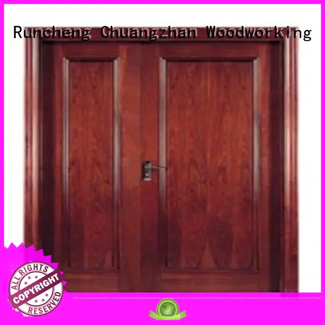 Runcheng Chuangzhan modern hardwood flush door manufacturer for hotels