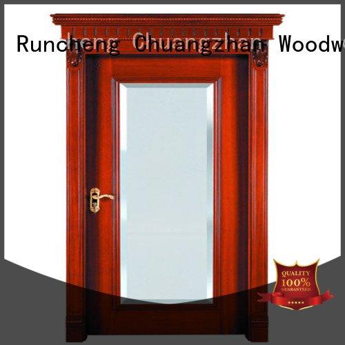 Hot internal veneer doors bathroom wood veneer door kitchen Runcheng Woodworking