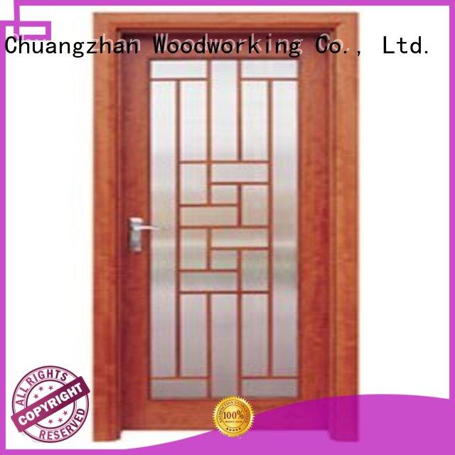 durable glazed door wooden double glazed doors door Runcheng Woodworking