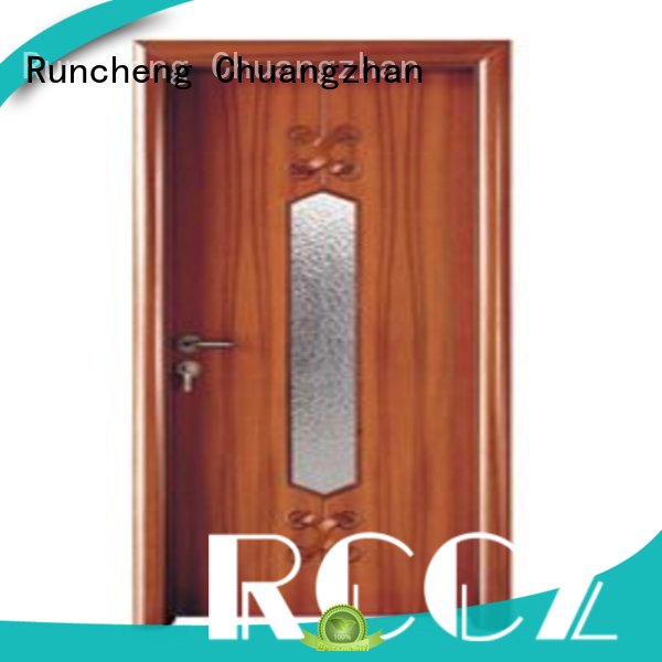 Runcheng Chuangzhan eco-friendly double glazed interior doors supplier for hotels