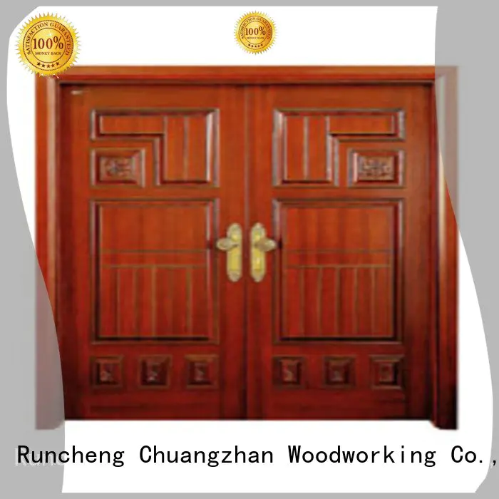 Wholesale double white double doors Runcheng Woodworking Brand