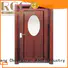 Runcheng Chuangzhan Brand durable door glazed wooden double glazed doors manufacture