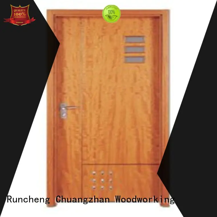 Runcheng Chuangzhan modern wooden flush door price manufacturer for villas