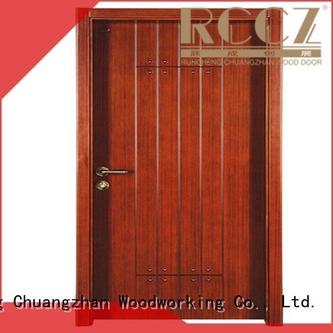 Custom s017 interior wooden door with solid wood wooden cheap wooden front doors