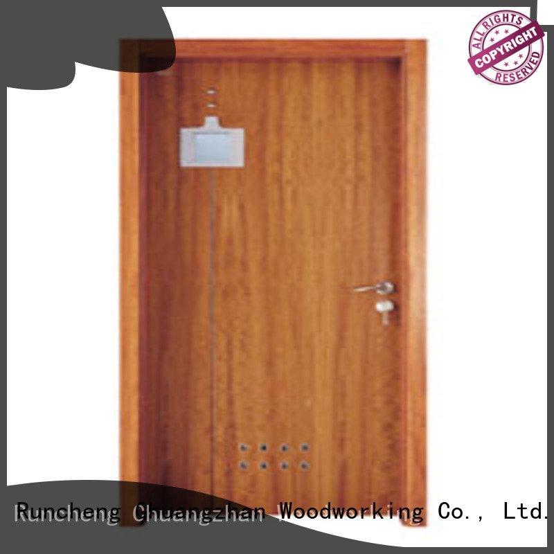 composite interior doors x0092 Runcheng Woodworking Brand solid wood bathroom doors