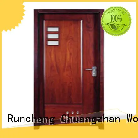 door door flush Runcheng Woodworking flush mdf interior wooden door flush