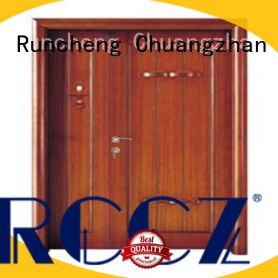 Runcheng Chuangzhan high-grade double front doors supplier for indoor