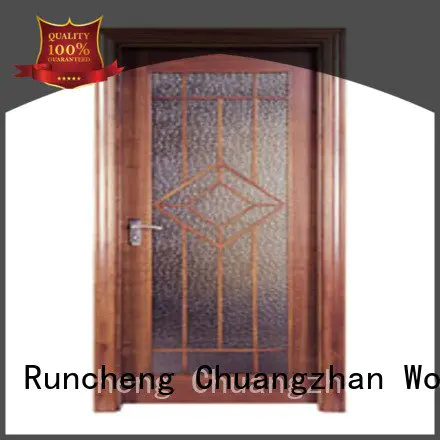 flush mdf interior wooden door door Runcheng Woodworking Brand wooden flush door