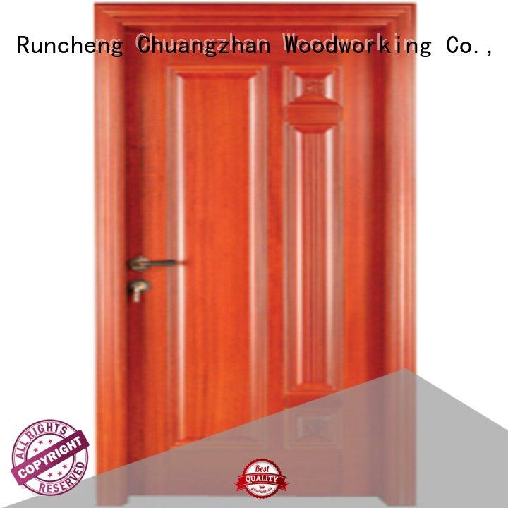 Custom bedroom wooden interior door pure door wood Runcheng Woodworking