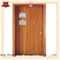 Runcheng Woodworking Brand door wooden double glazed doors glazed factory