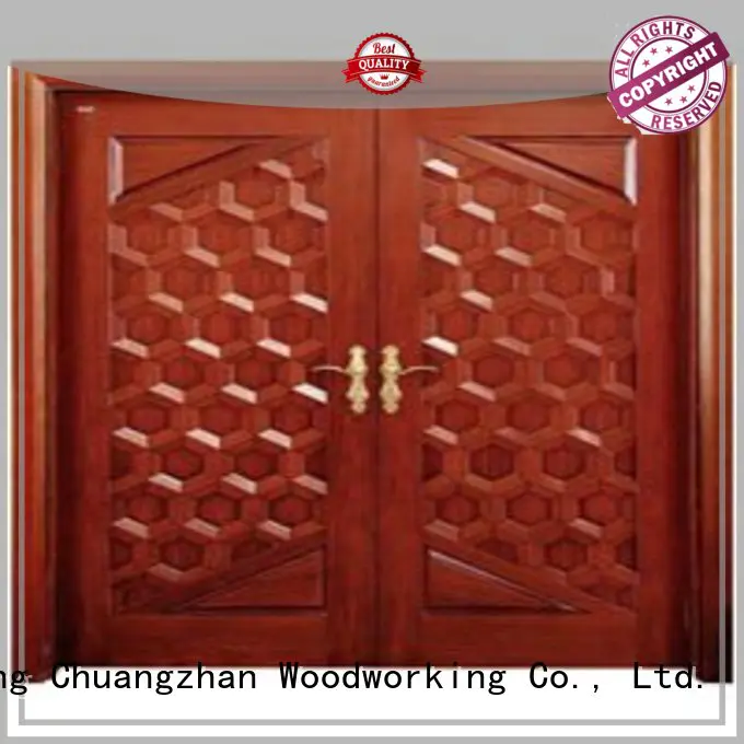 white double doors door solid quality Runcheng Woodworking Brand company