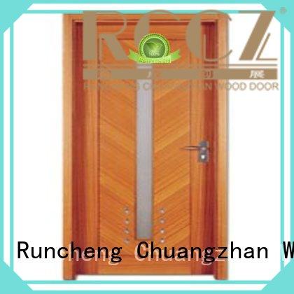 Wholesale hot selling flush mdf interior wooden door Runcheng Woodworking Brand