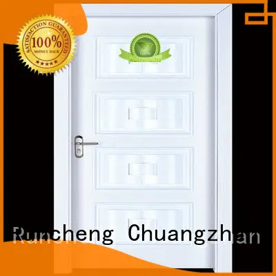 Runcheng Chuangzhan high-quality interior wooden door with solid wood easy installation for villas
