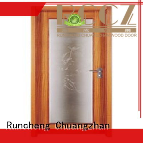 Runcheng Chuangzhan safe wooden flush door design wholesale for villas
