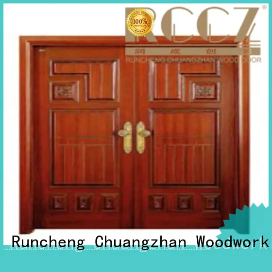 white double doors double door interior double doors Runcheng Woodworking Brand