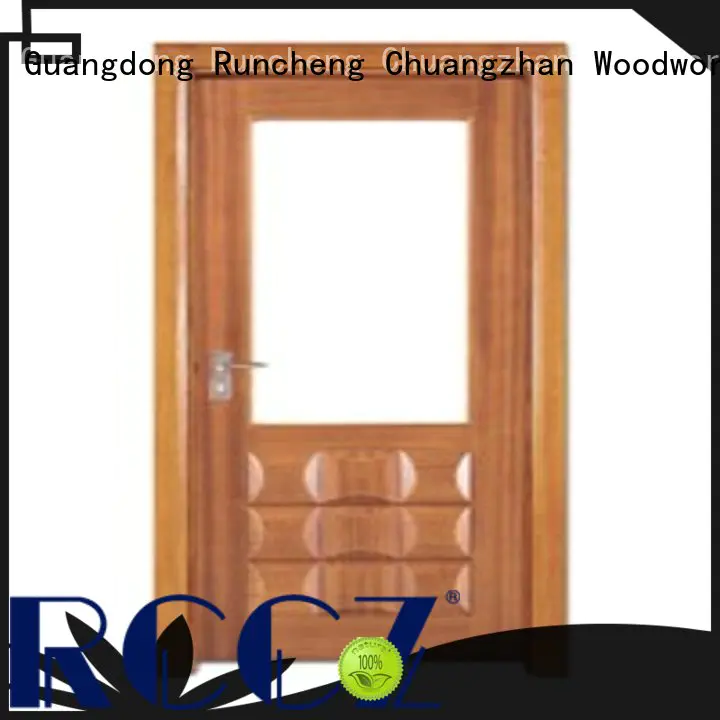 Runcheng Chuangzhan durability white glazed interior doors factory for hotels