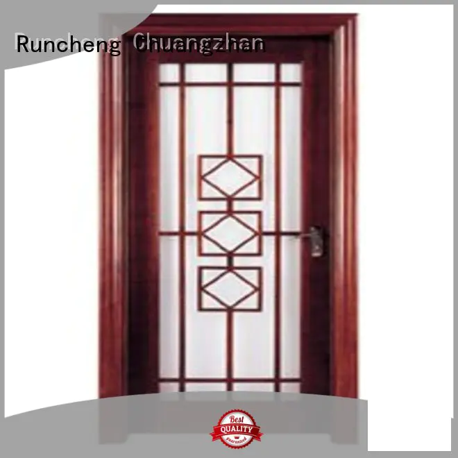 Runcheng Chuangzhan durability internal glazed double doors supplier for offices