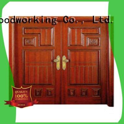 Runcheng Woodworking white double doors double door door door