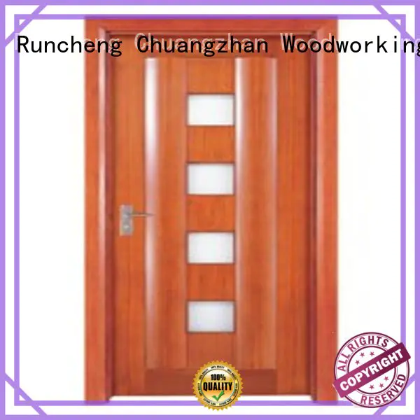 hardwood glazed internal doors glazed door Warranty Runcheng Woodworking
