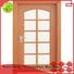 Runcheng Woodworking Brand door glazed c001 wooden glazed doors