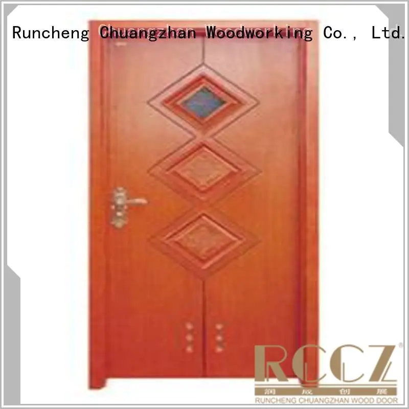composite interior doors x0212 Runcheng Woodworking Brand solid wood bathroom doors