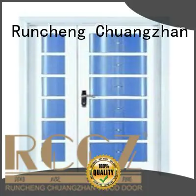 double door solid quality solid quality Runcheng Woodworking Brand interior double doors supplier