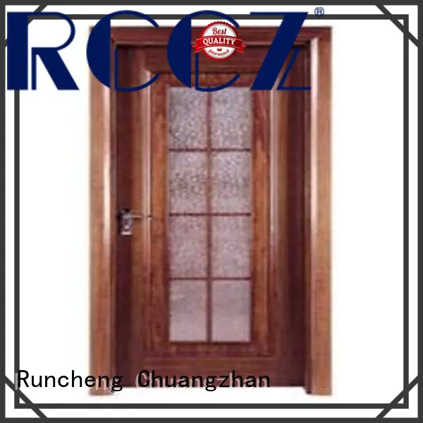 Runcheng Chuangzhan wooden flush door price list manufacturer for homes