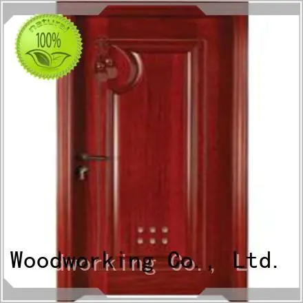 Custom wooden bathroom door door bathroom s0112 Runcheng Woodworking