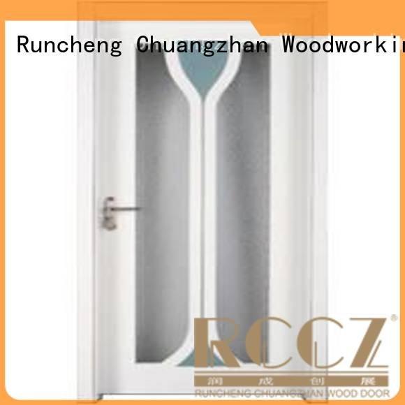 wooden glazed front doors x0333 solid wooden glazed doors Runcheng Woodworking Warranty