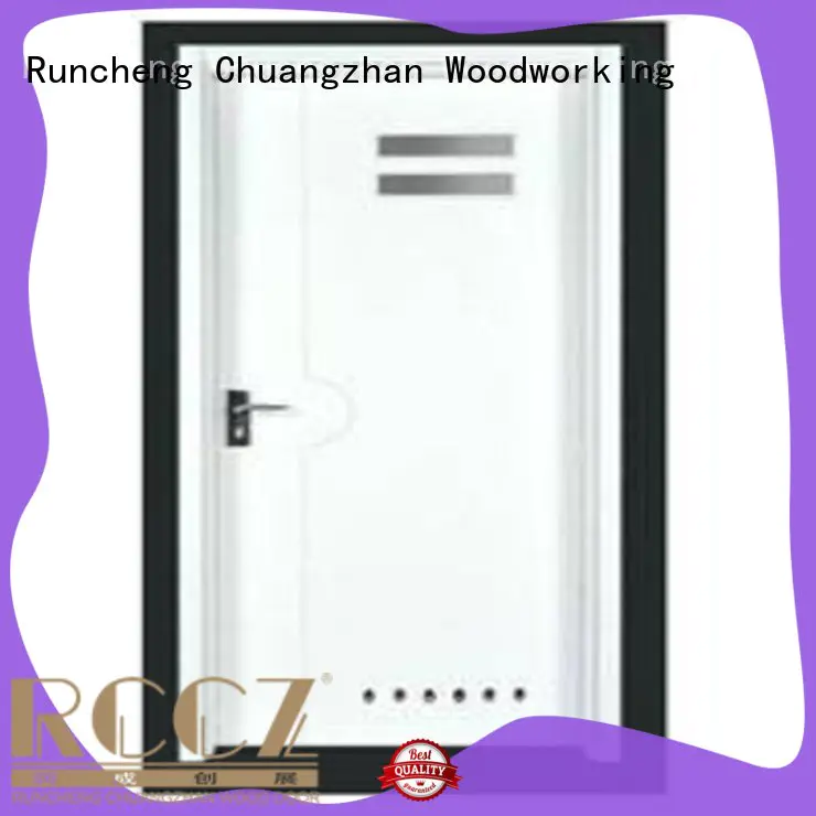 Runcheng Chuangzhan eco-friendly wooden flush door manufacturers supplier for homes