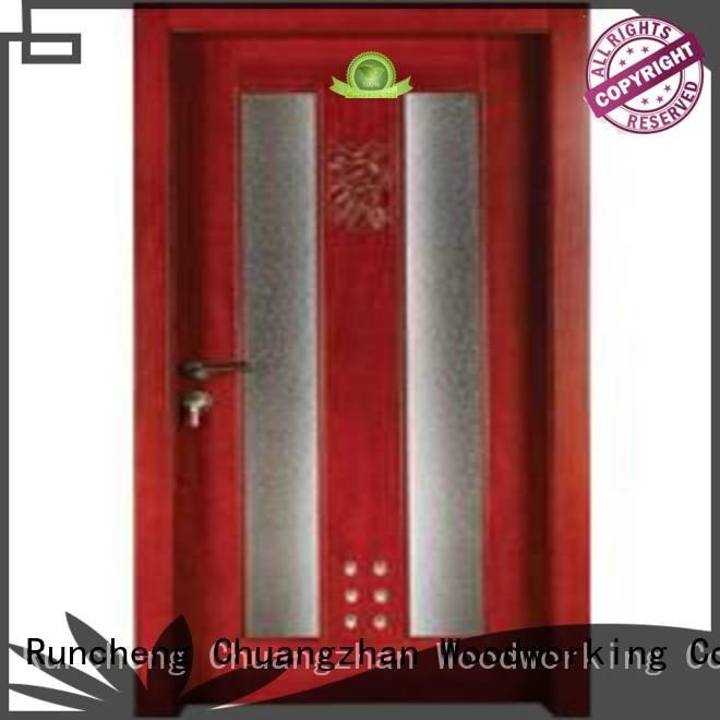 bathroom Runcheng Woodworking wooden bathroom door
