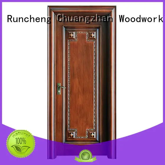 door modern design Runcheng Woodworking Brand wooden kitchen cabinet doors