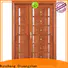 Best double door design in wood solid company for indoor