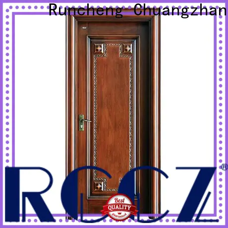 Runcheng Chuangzhan modern wooden moulded doors factory for indoor