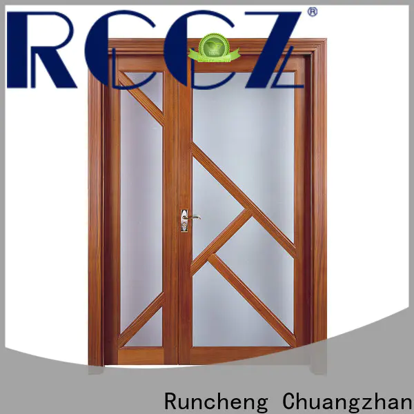 Runcheng Chuangzhan glass wooden door company for hotels