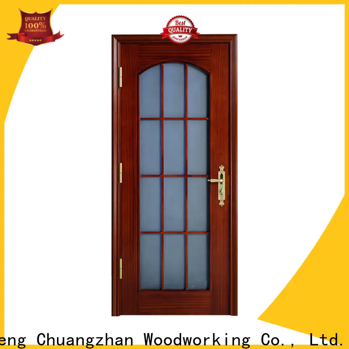 Custom modern wood door factory for indoor