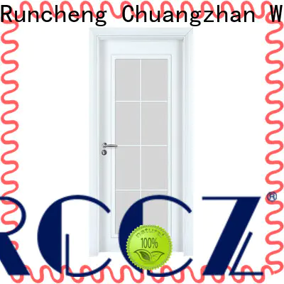 Runcheng Chuangzhan white wooden internal doors suppliers for offices