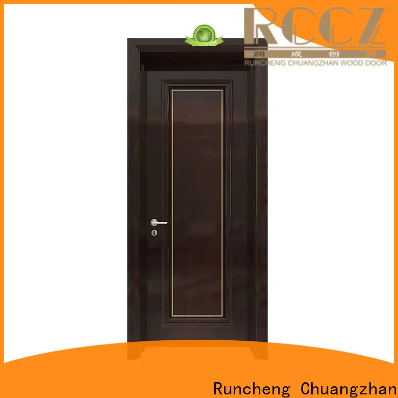 High-quality wooden double door for business for hotels