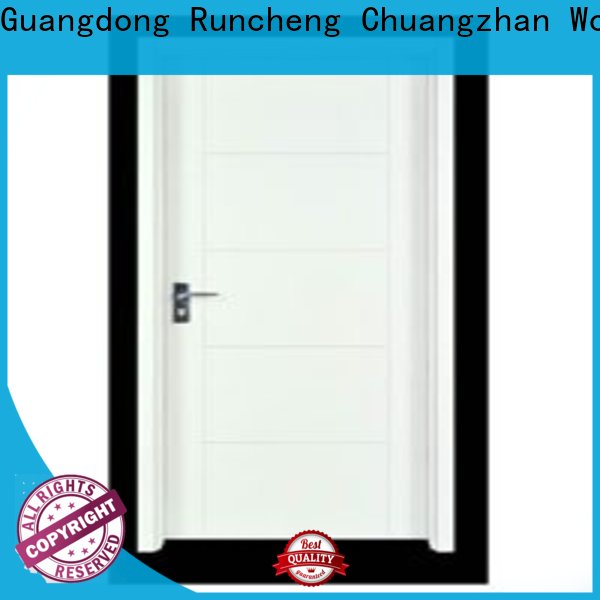Custom solid wood flush door popular suppliers for villas