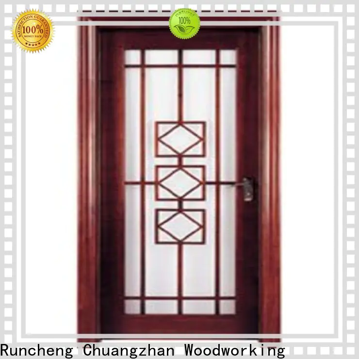 Runcheng Chuangzhan attractive wooden double glazed doors manufacturers for hotels