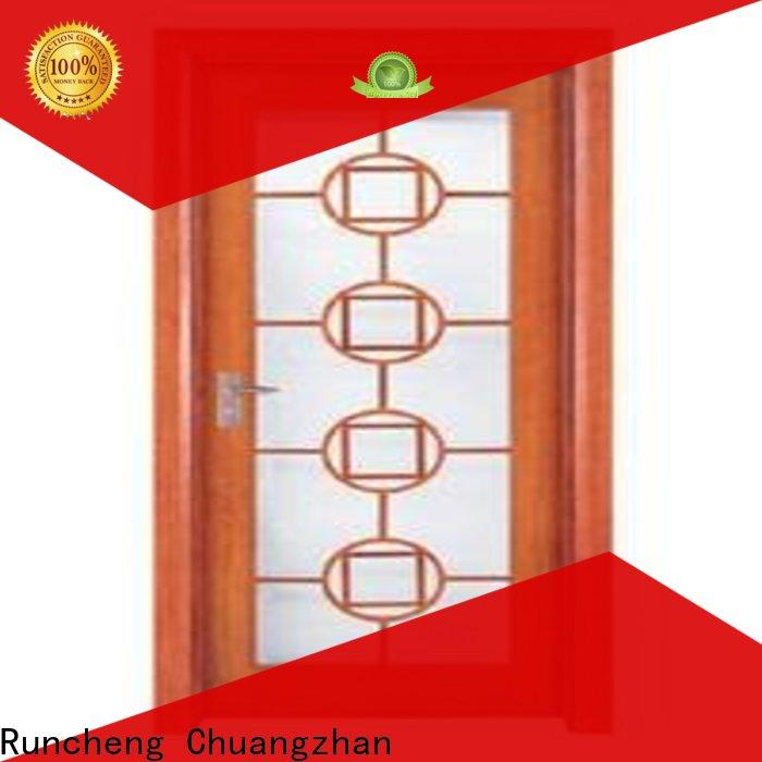 Runcheng Chuangzhan Custom wooden double glazed doors for business for hotels