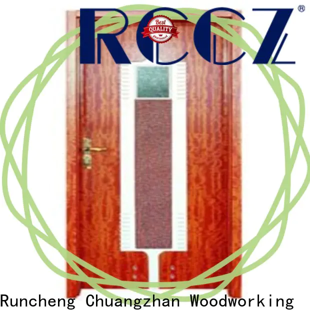 Runcheng Chuangzhan Latest wooden bathroom door suppliers for offices