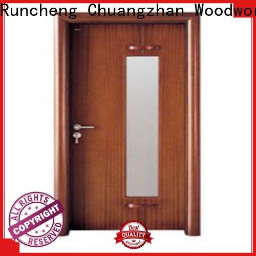 Runcheng Chuangzhan attractive glazed wood door manufacturers for homes