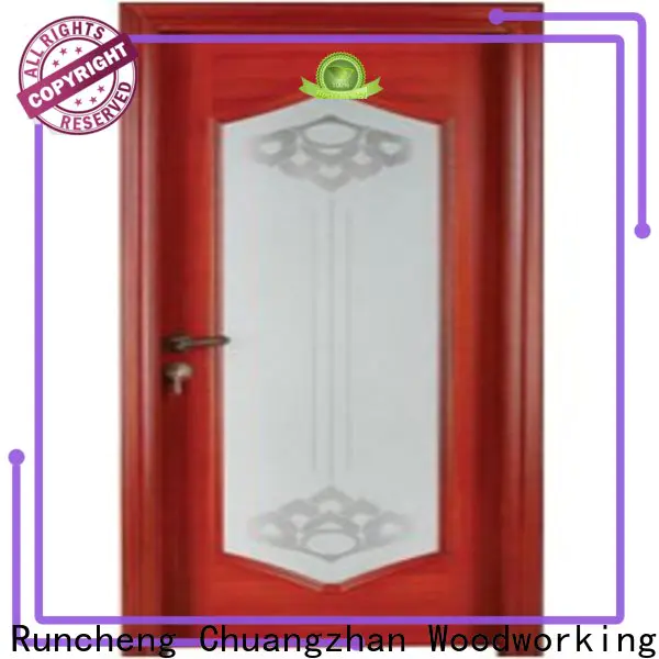 Runcheng Chuangzhan Wholesale wooden glazed internal doors suppliers for indoor