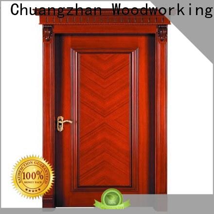 Custom wood veneer door bathroom suppliers for homes