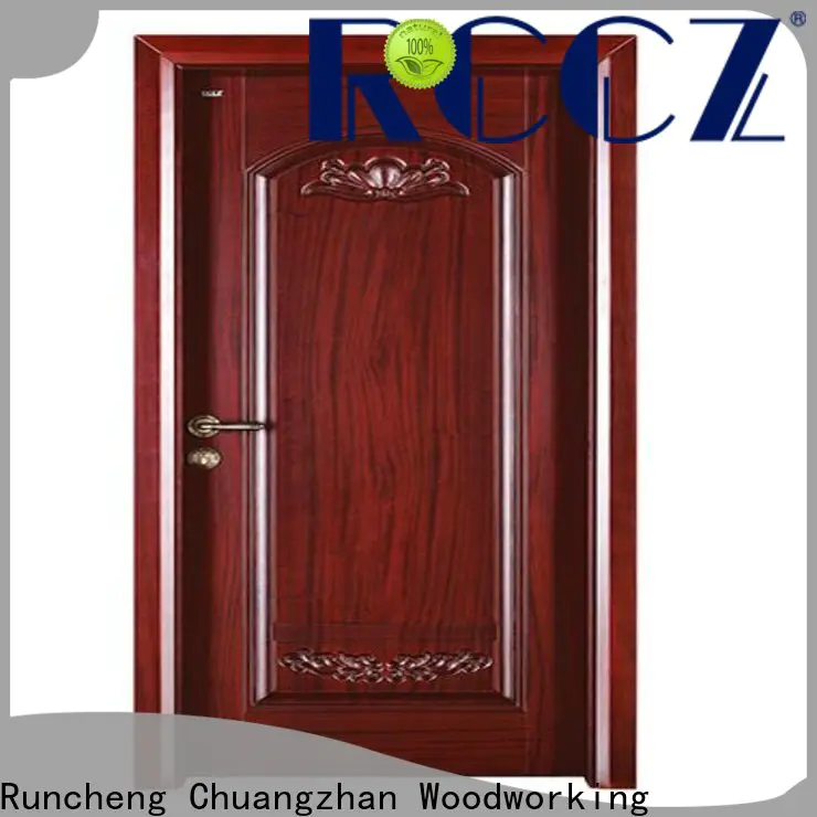 Runcheng Chuangzhan wooden interior wooden door with solid wood for business for hotels