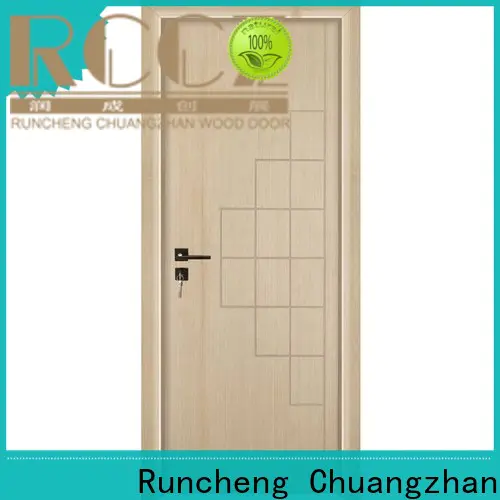 Runcheng Chuangzhan Custom mdf doors prices supply for indoor